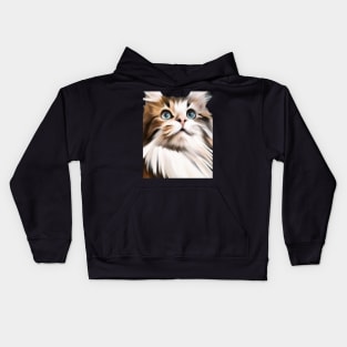 Cat Portrait Kids Hoodie